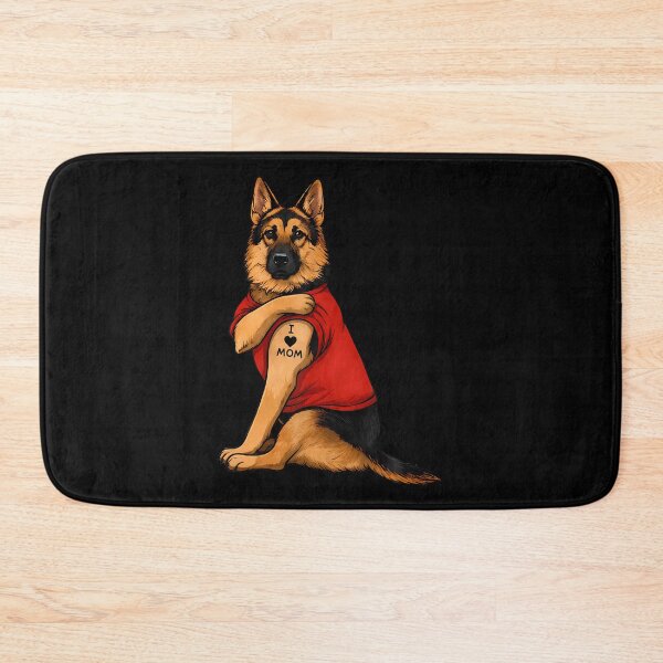 Item preview,  I Love Mom German Shepherd Dog Mom designed and sold by Krwasatoune.