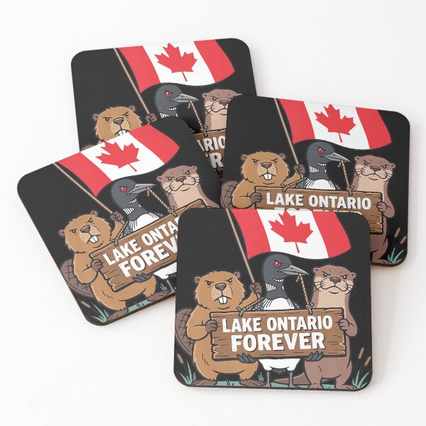 Item preview, Lake Ontario Forever Funny Animals Canadian Pride designed and sold by HaytamShop.
