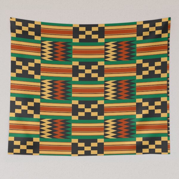Item preview, Traditional African Kente Cloth Pattern designed and sold by MammothArt.
