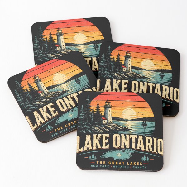 Item preview, Lake Ontario Funny Vintage Est 1615 Lake Life designed and sold by HaytamShop.