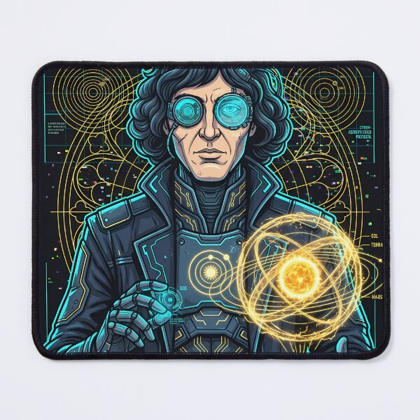 Item preview, Cyber Copernicus Helio Core Sci-Fi Art designed and sold by Fairytale_Flowers.