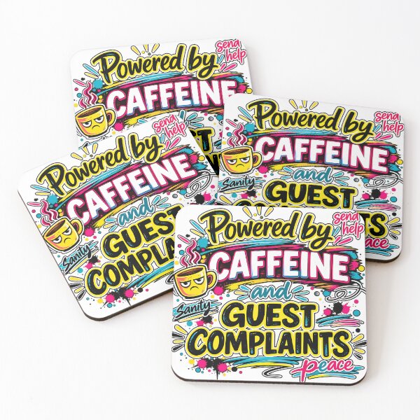 Item preview, Powered by caffeine  designed and sold by RedPandaDawg.