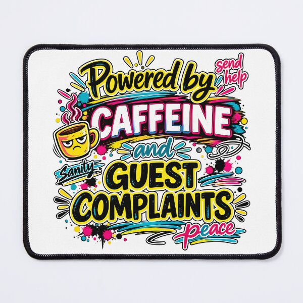 Item preview, Powered by caffeine designed and sold by RedPandaDawg.