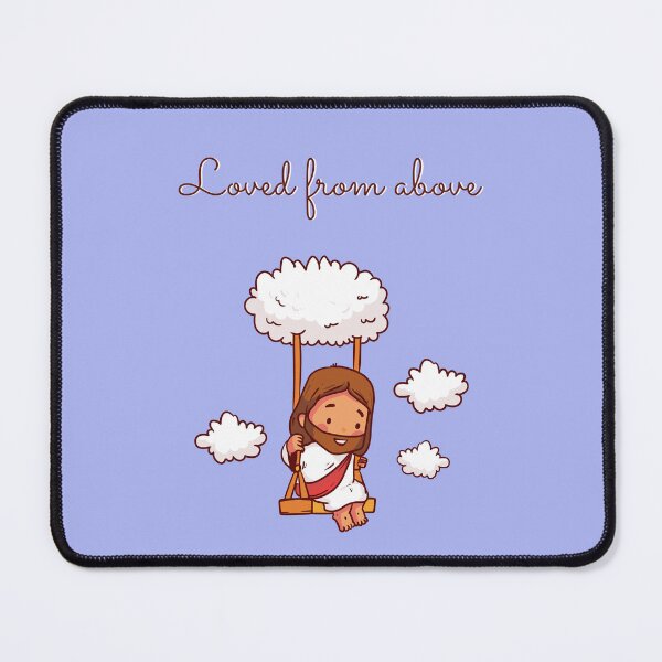 Item preview, Loved From Above Jesus Art - Cute Kawaii Sky Illustration designed and sold by Dany and Dom.