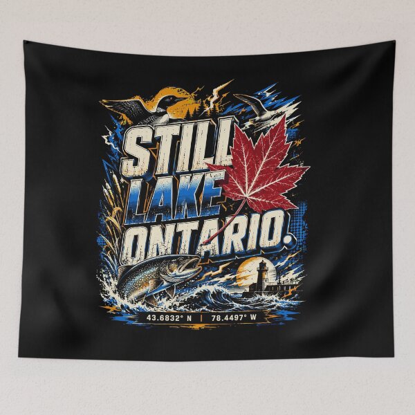 Item preview, Lake Ontario Not Lake America Funny Canadian Pride designed and sold by HaytamShop.