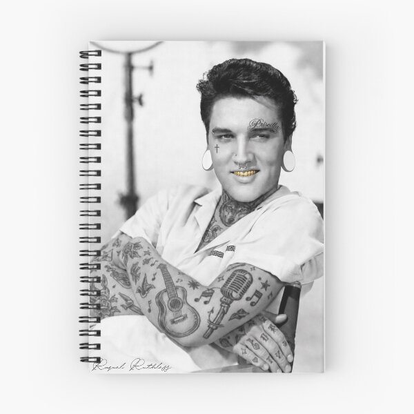 Item preview, Tattooed Elvis designed and sold by raquelruthless.