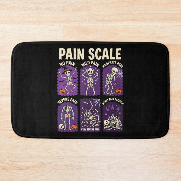 Item preview, Pain Scale Spooky Skeleton Nurse Halloween Nursing Humor designed and sold by Krwasatoune.