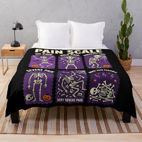 Item preview, Pain Scale Spooky Skeleton Nurse Halloween Nursing Humor designed and sold by Krwasatoune.