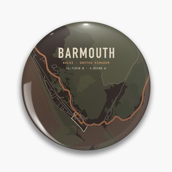 Item preview, Barmouth Map Poster - Espresso Den designed and sold by Patterned by Pixels.