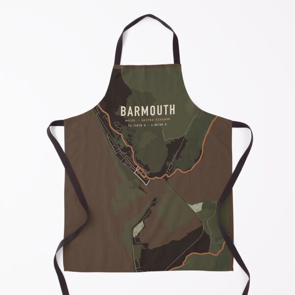 Item preview, Barmouth Map Poster - Espresso Den designed and sold by Patterned by Pixels.