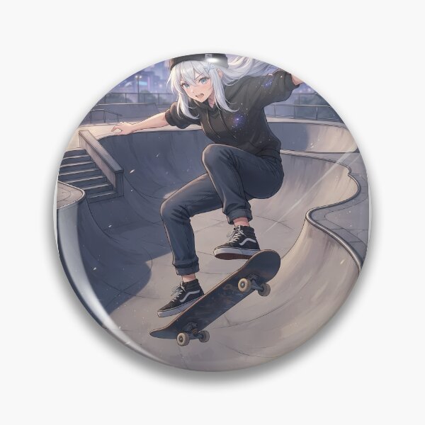 Item preview, Luna Skater Girl Urban Anime Streetwear Phone Case designed and sold by CreativeLook25.