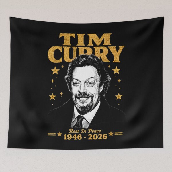 Item preview, RIP Tim Curry 1946-2026 designed and sold by AngeliaViolet.