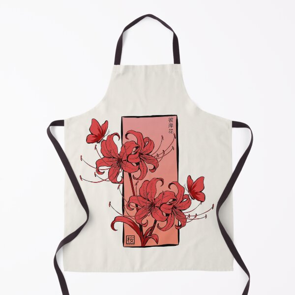 Item preview, Red Spider Lily With Butterfly designed and sold by SakuraHaven.