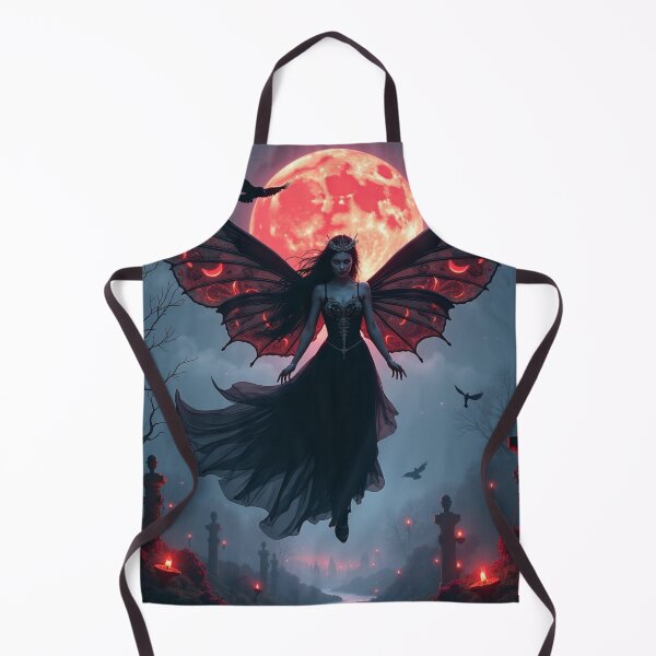 Item preview, Crimson Moon Dark Fairy – Enchanted Gothic Night designed and sold by Dream Bloom Gallery.