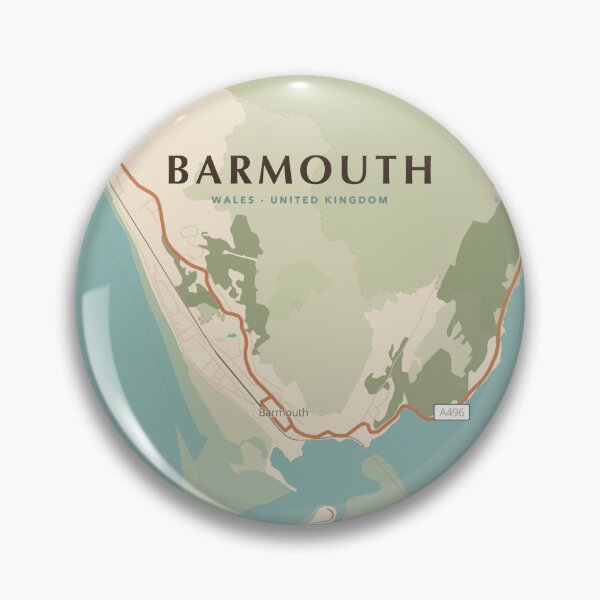 Item preview, Barmouth Map Poster - Dune Coastal designed and sold by Patterned by Pixels.