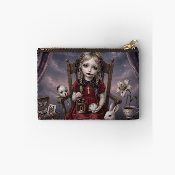 Item preview, The Girl Who Says Nothing – Pop Surrealism, Dark Doll Art, Pastel Gothic. Lowbrow Art designed and sold by Piagor.