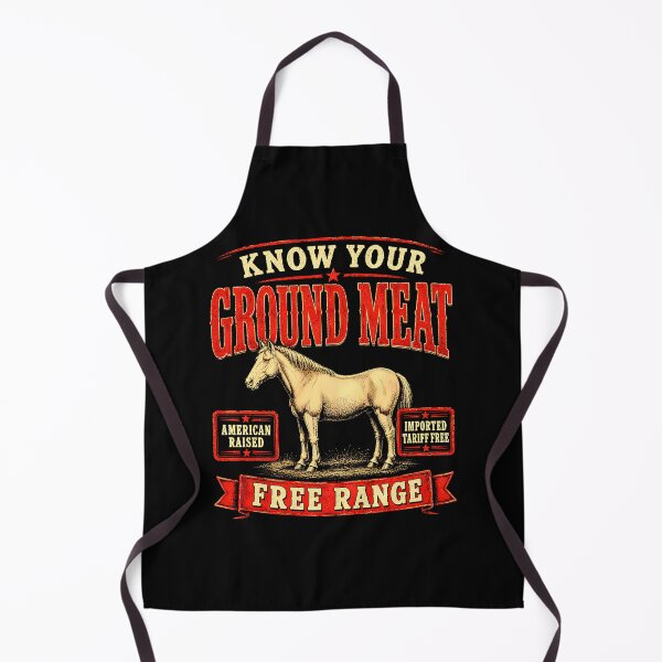 Item preview, Know Your Ground Meat Wild Horse Beef Import Humor designed and sold by Eat-Apples.