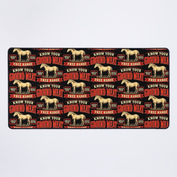 Item preview, Know Your Ground Meat Wild Horse Beef Import Humor designed and sold by Eat-Apples.