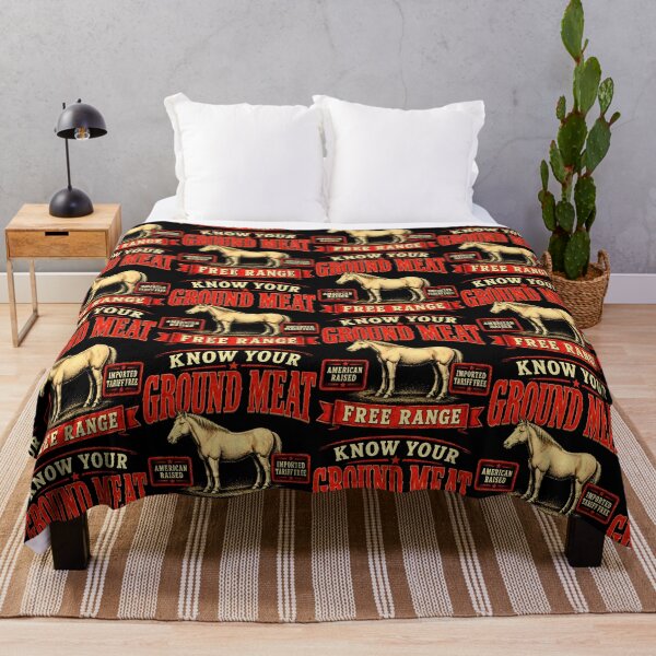 Item preview, Know Your Ground Meat Wild Horse Beef Import Humor designed and sold by Eat-Apples.