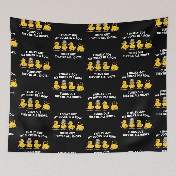 Item preview, C:\I Finally Got My Ducks In A Row Turns Out They'Re All Idiots designed and sold by Eat-Apples.
