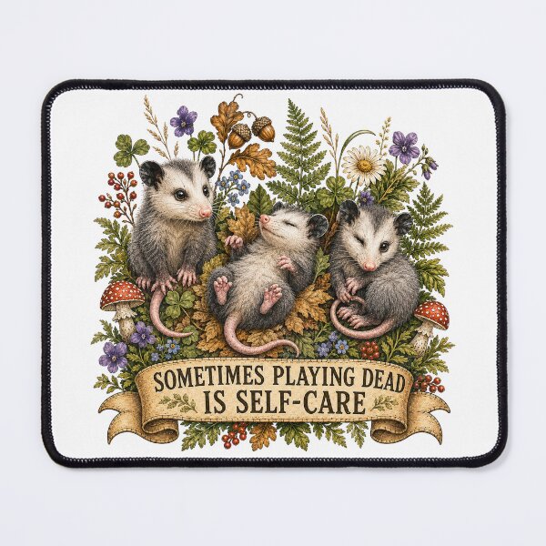 Item preview, Sometimes Playing Dead Is Self-Care designed and sold by J-CCreations.