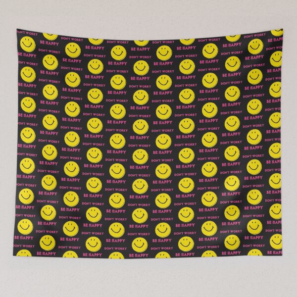 Item preview, Don’T Worry Be Happy Retro Groovy Smiley Face Aesthetic Positive Vibes Inspirational Quote | Limited Edition designed and sold by UnicornFansk.