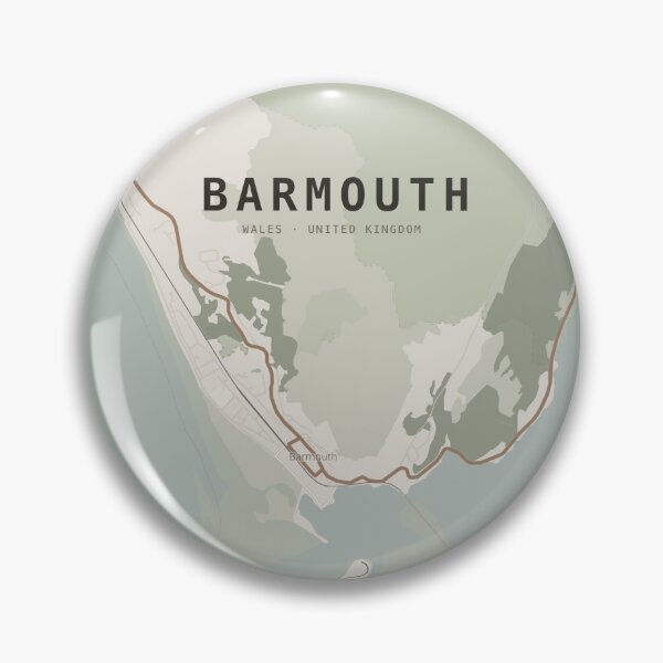 Item preview, Barmouth Map Poster - Stone Loft Technical designed and sold by Patterned by Pixels.