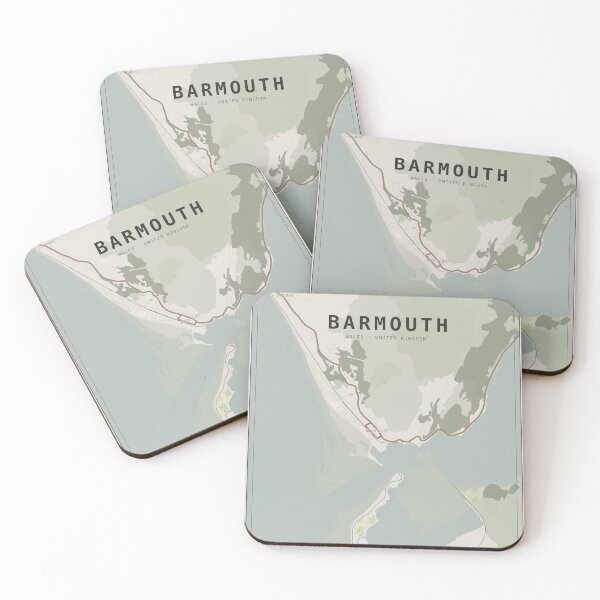 Item preview, Barmouth Map Poster - Stone Loft Technical designed and sold by Patterned by Pixels.