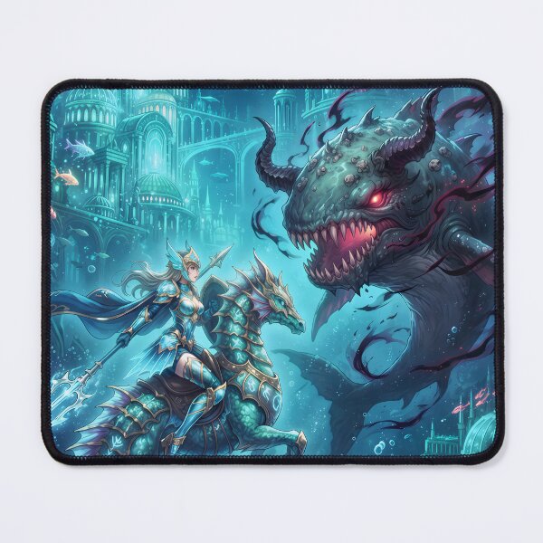Item preview, underwater battle with sea beast designed and sold by Crimsonmerchant.