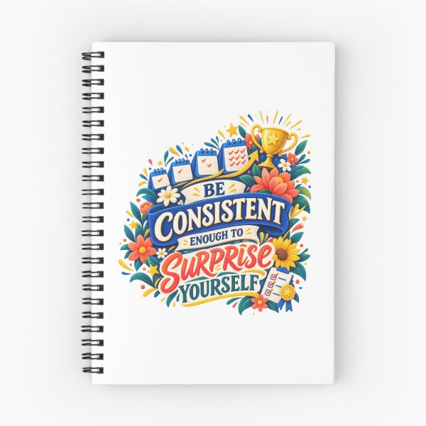 Item preview, Be Consistent Enough to Surprise Yourself designed and sold by Mosslume Studio.