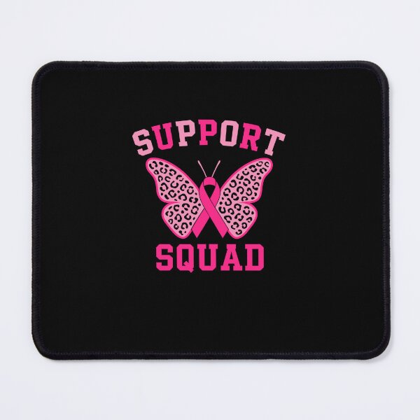 Item preview, Support Squad Leopard Butterfly Pink Ribbon designed and sold by MysticMirth.