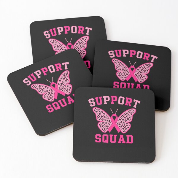 Item preview, Support Squad Leopard Butterfly Pink Ribbon designed and sold by MysticMirth.