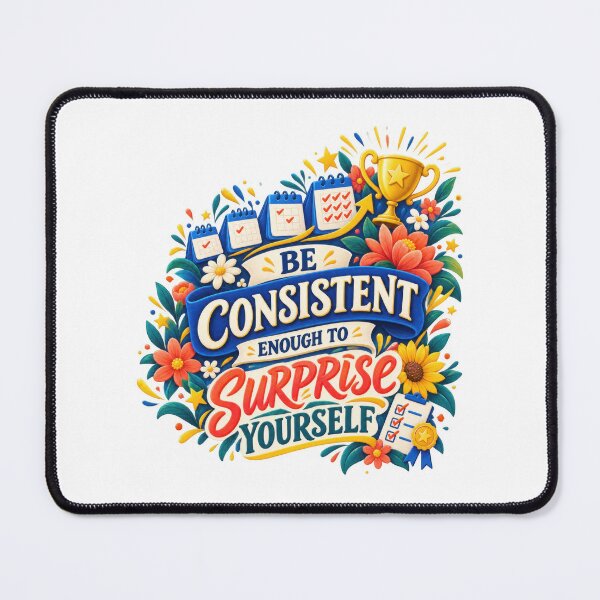 Item preview, Be Consistent Enough to Surprise Yourself designed and sold by Mosslume Studio.