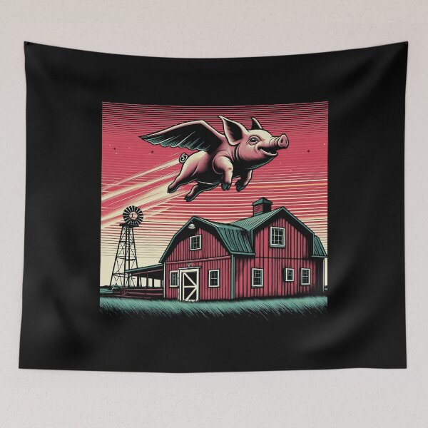 Item preview, When pigs fly designed and sold by abby-thorns.