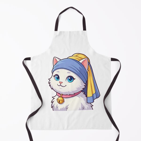 Item preview, Smilla as Girl with a Pearl Earring – Cute Cat Art designed and sold by 1smillaundfiete.