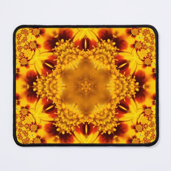 Item preview, Golden Floral Mandala designed and sold by SilentBloomLab.