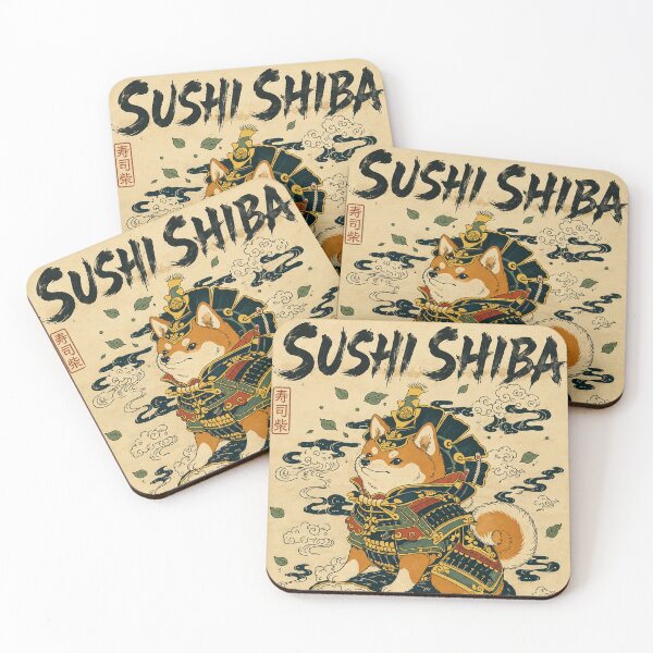 Item preview, Sushi Shiba SAMURAI -寿司柴 designed and sold by INITIAL SHIBA.