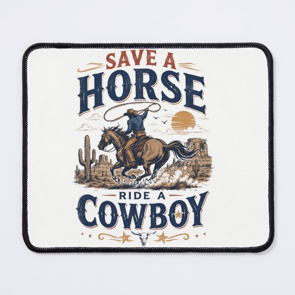 Item preview, Save A Horse Ride A Cowboy Vintage Country designed and sold by ZENVIRART.