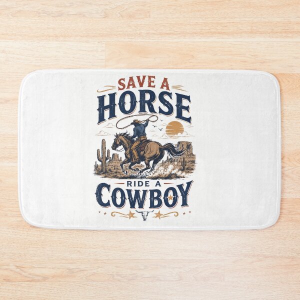 Item preview, Save A Horse Ride A Cowboy Vintage Country designed and sold by ZENVIRART.