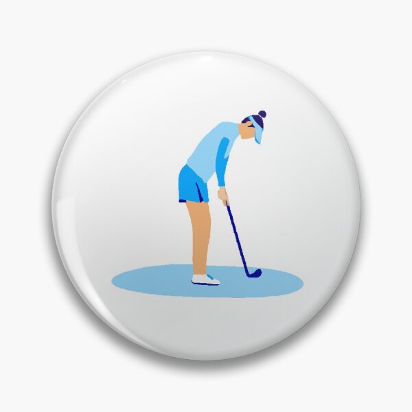 Item preview, Golf player 1 - blue      designed and sold by Fabricatemyart.
