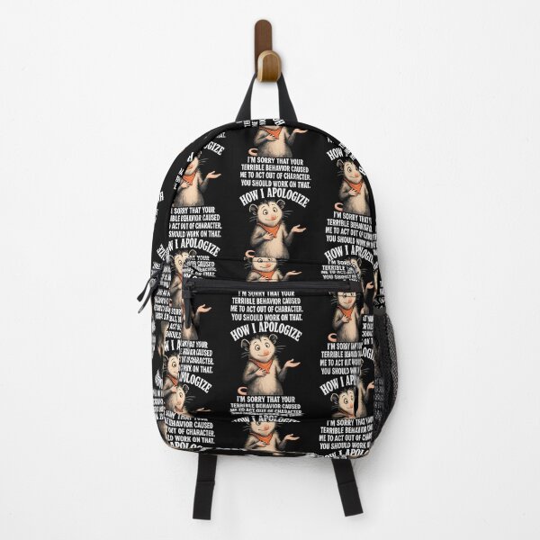 Item preview, Opossum How I Apologize For Your Terrible Behavior designed and sold by Eat-Apples.