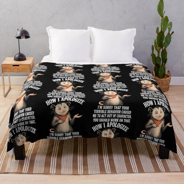 Item preview, Opossum How I Apologize For Your Terrible Behavior designed and sold by Eat-Apples.