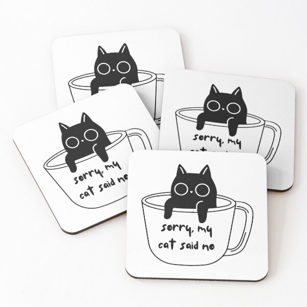 Item preview, Sorry, my cat said no designed and sold by midnightwillow.