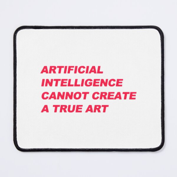 Item preview, Ai Art Is Not Real Art Statement Design | ⭐⭐⭐⭐⭐ designed and sold by UnicornFansk.