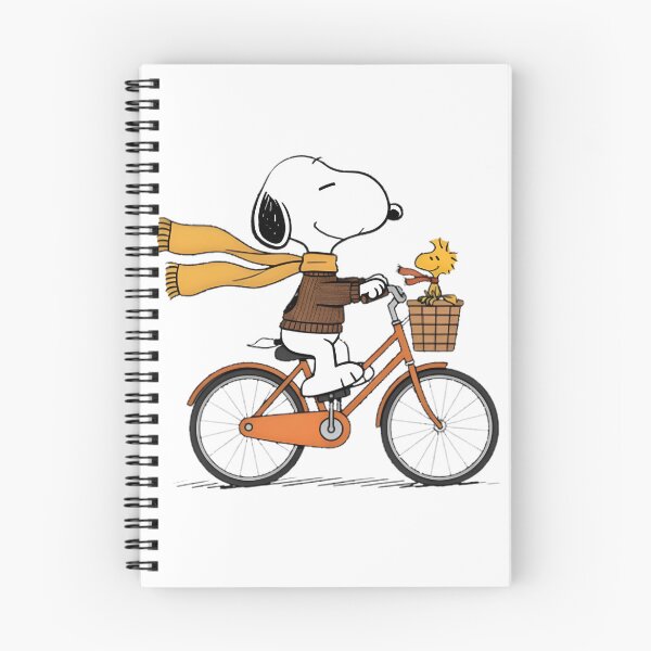 Item preview, Cute Cartoon Beagle Riding A Bicycle With A Little Yellow Bird In The Basket | ⭐⭐⭐⭐⭐ Best Seller designed and sold by -Radiant-.