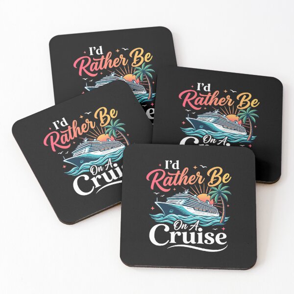 Item preview,  I'd Rather Be On A Cruise designed and sold by domostore.