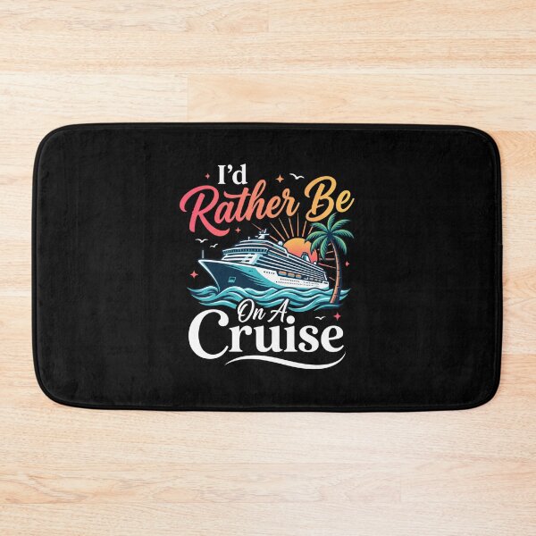 Item preview,  I'd Rather Be On A Cruise designed and sold by domostore.