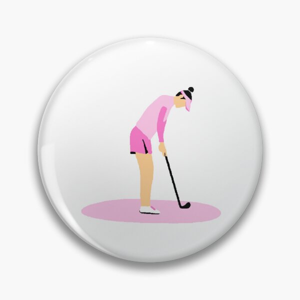 Item preview, Copy of Golf player 1 - pink designed and sold by Fabricatemyart.