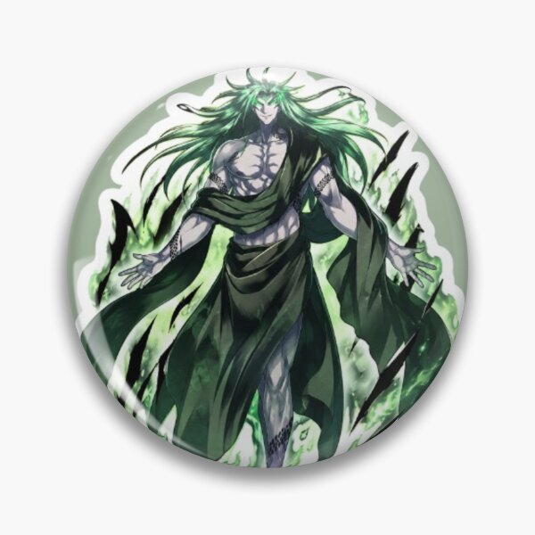 Item preview, Mystic Green Anime Warrior Sticker – Dark Fantasy Character designed and sold by MeowLoka ⭐⭐⭐⭐.