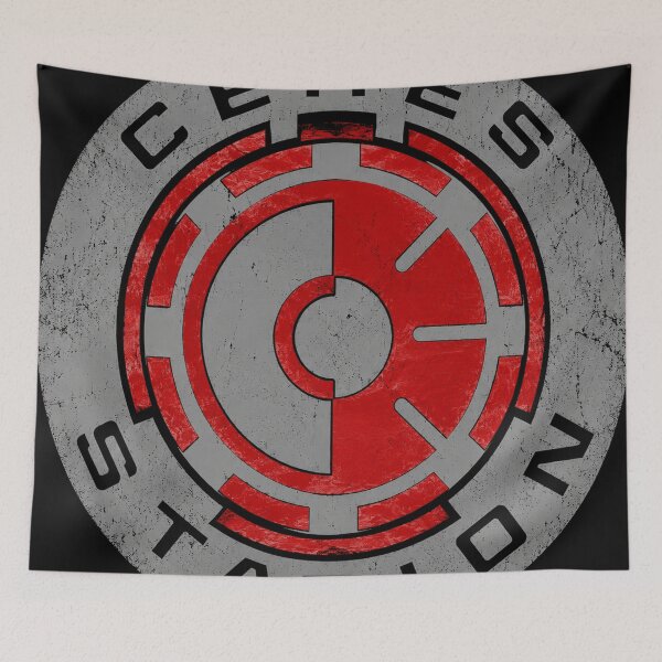Item preview, CERES STATION — BELTER INDUSTRIAL EMBLEM designed and sold by Cohaagens Bazaar.